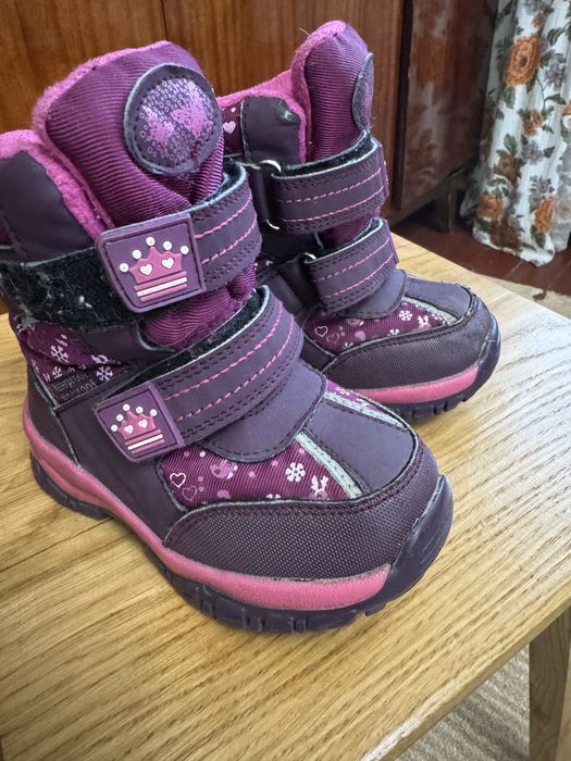 Зимові термо черевики р.25