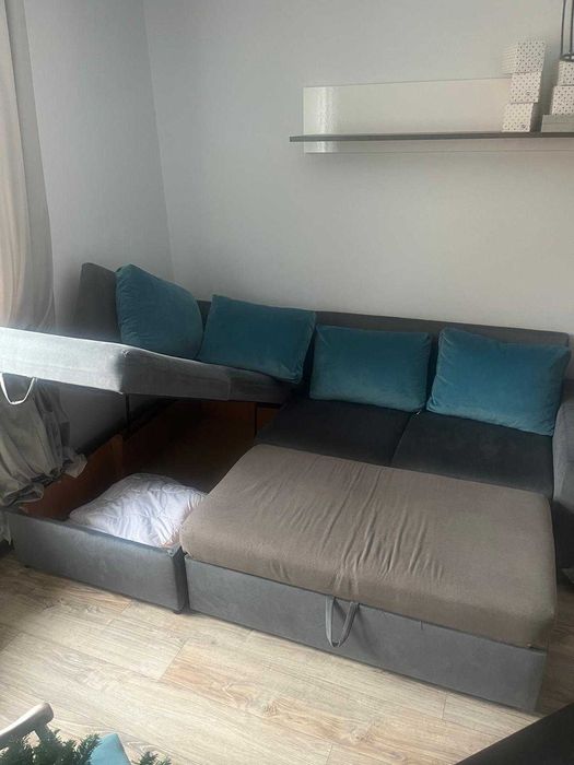 narożnik z funkcją spania