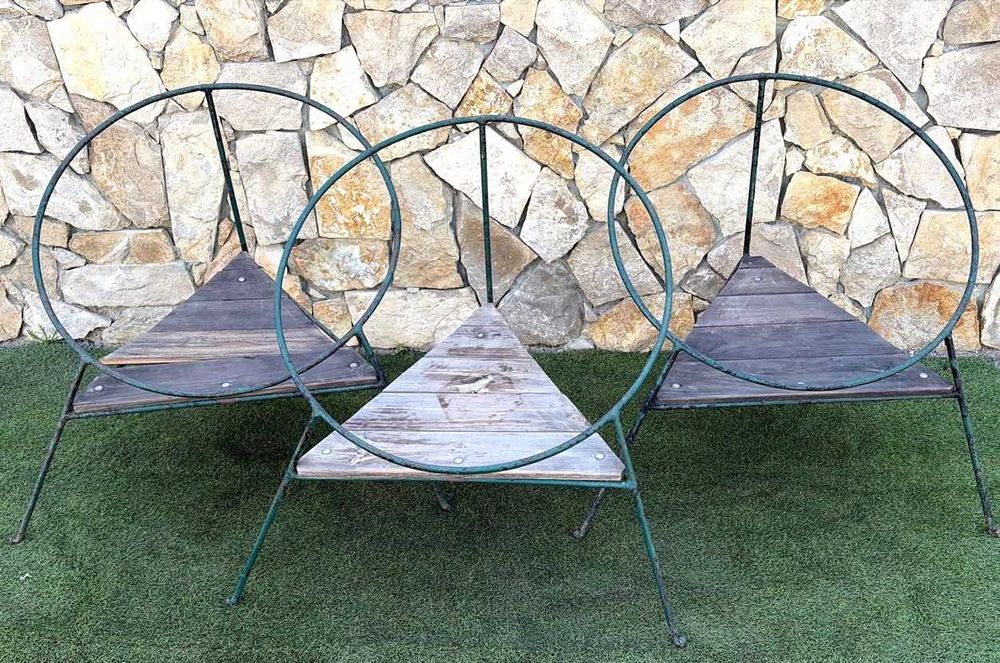 cadeiras rusticas antigas, de exterior