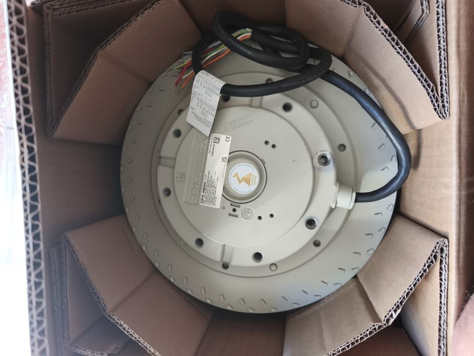 Вентилятор , колесо  ziehl-abegg re31p-4dk.6k.1r art.152815