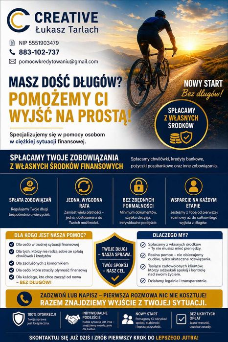 Prywatne Pożyczki do 200 000 tyś z własnych środków finansowych.