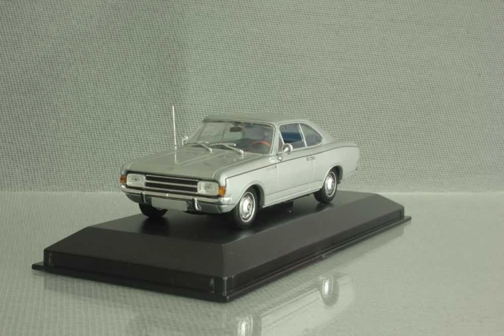 Opel Rekord C Coupe Silver 1966 Minichamps model 1:43