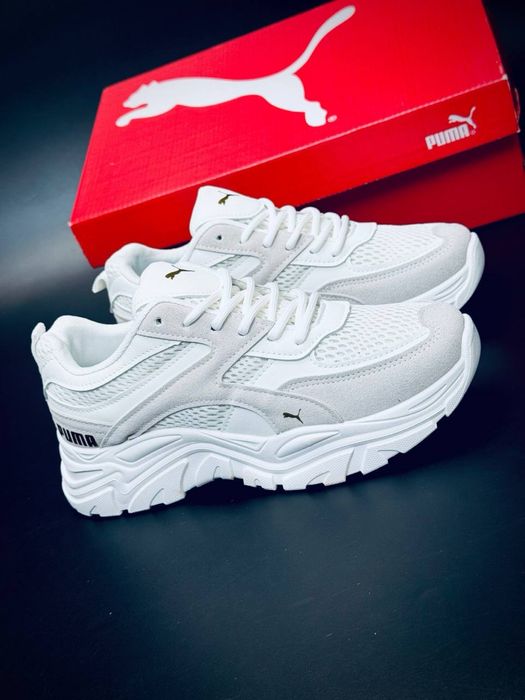 Женские кожаные кросовки пума/ Puma кожаные/кросовки пума весна 2026