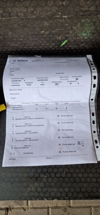 wtryskiwacz 03l130277b 1.6tdi vw audi seat skoda