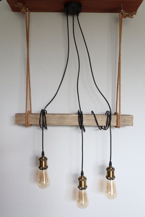 Żyrandol rustykalny