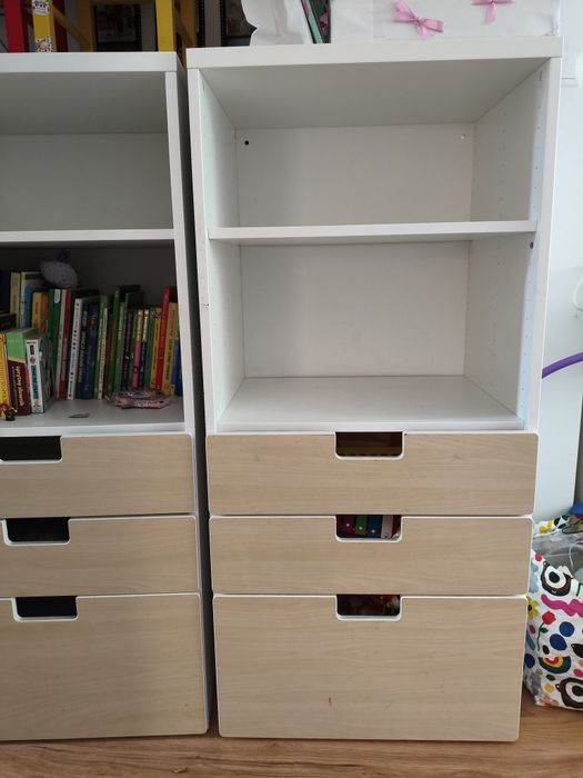 Regał Ikea z szufladami