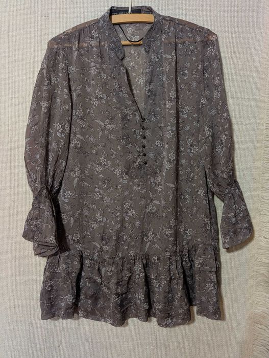 Bluzka jedwabna damska ZARA