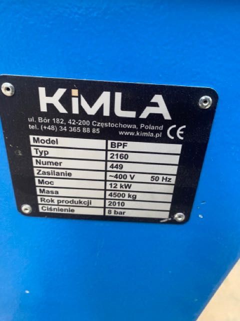 Bramowy Ploter Frezujący 2160 CNC Kimla 3 osie Pole robocze 210X600cm