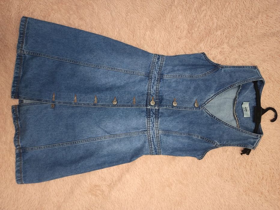 Жіночий джинсовий сарафан,Denim