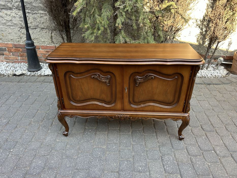 Stylowa Komoda Ludwikowska Ludwik Stolik Pod Telewizor TV RTV kredens Lowboard Po Renowacji