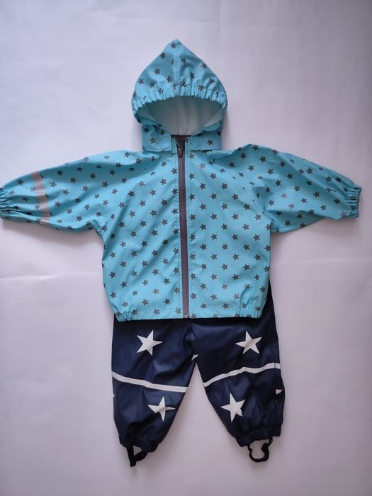 Комплект Куртка+ Напівкомбінезон р 74/80 см Дощовик на флісе Грязепруф