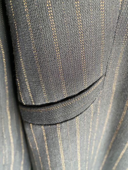 Fato preto com risca Zara Tam.;38