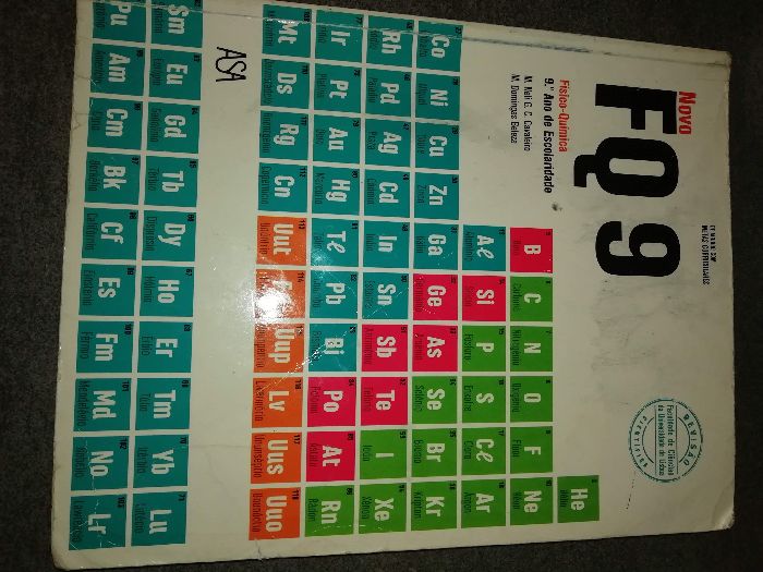 Manual "Novo FQ 9" - ISBN 9789892332215