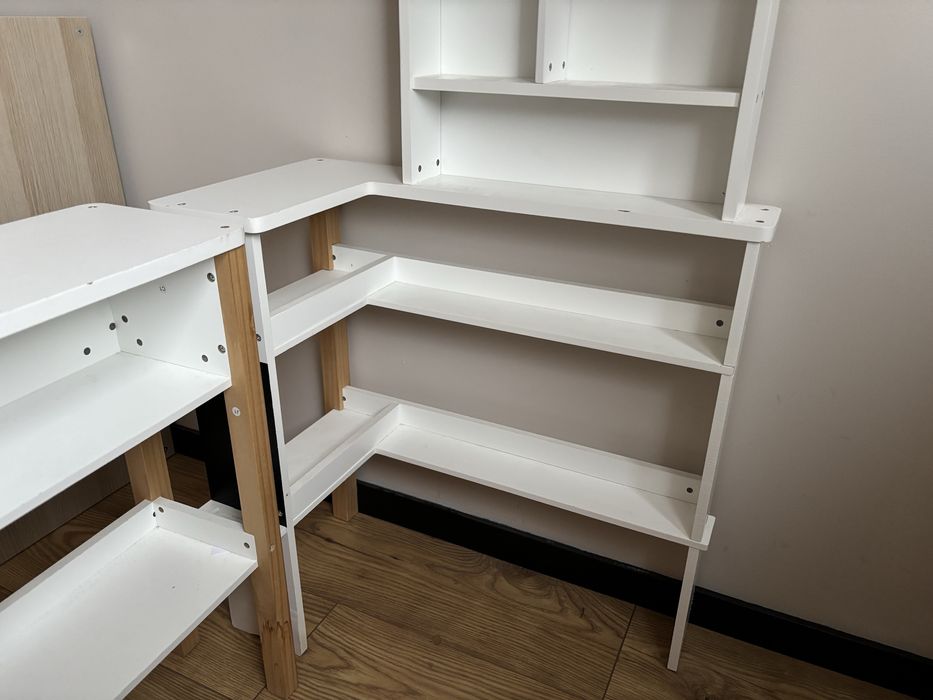 Drewniany sklep supermarket dla dzieci z markizą Fresh Small Foot