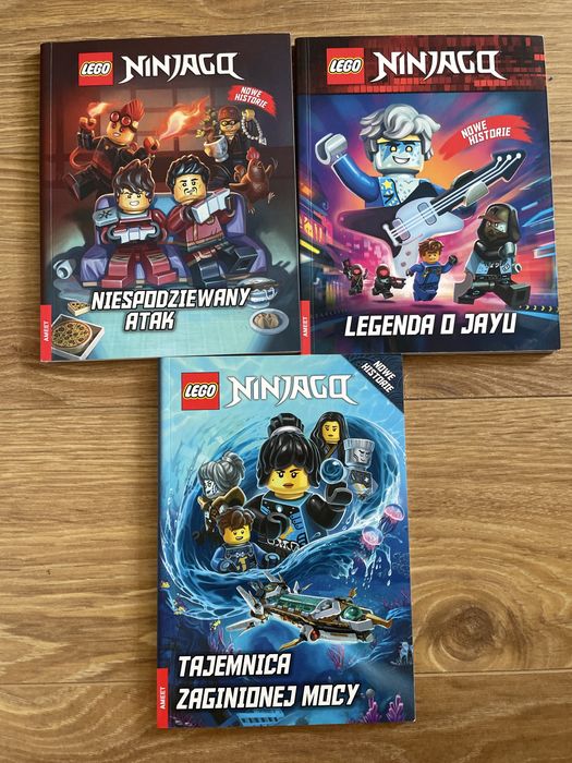 Lego Ninjago - zestaw 3 książek