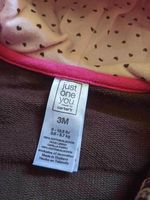 Bluza dziewczęca małpka rozpinana