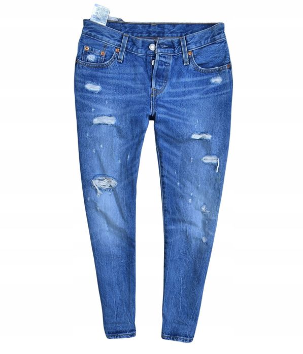 Levis 501 Customized & Tapered Jeansy W23 L32
