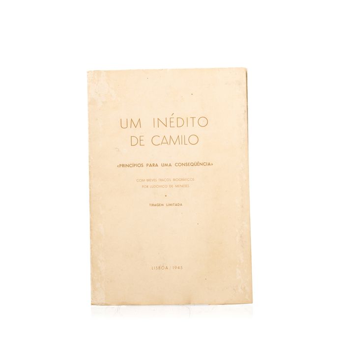 Livros - Castelo Branco; Camilo - Um Inédito de Camilo “Princípios Par