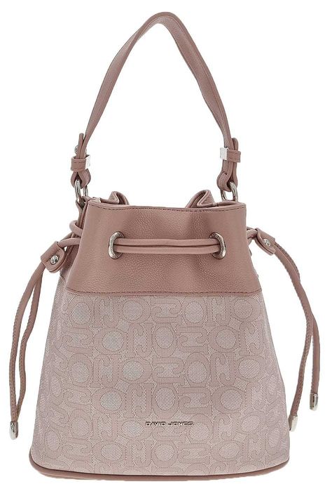 Torebka David Jones pudrowy róż