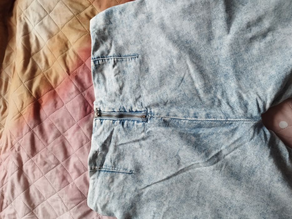 Spodnie damskie jeansowe rurki xl 42