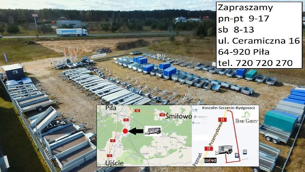 Laweta Garbatka  BORO ADAM 4x2 2700DMC raty dostawa cała Polska