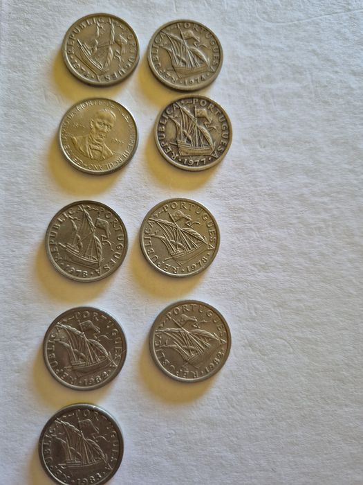 Numismática - moedas de 2,50 escudos