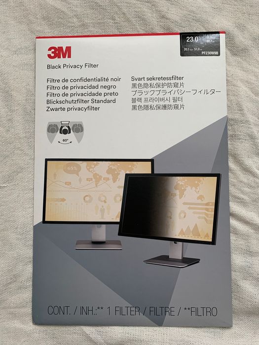 3M filtr prywatyzujący 23'' 16:9 OKAZJA