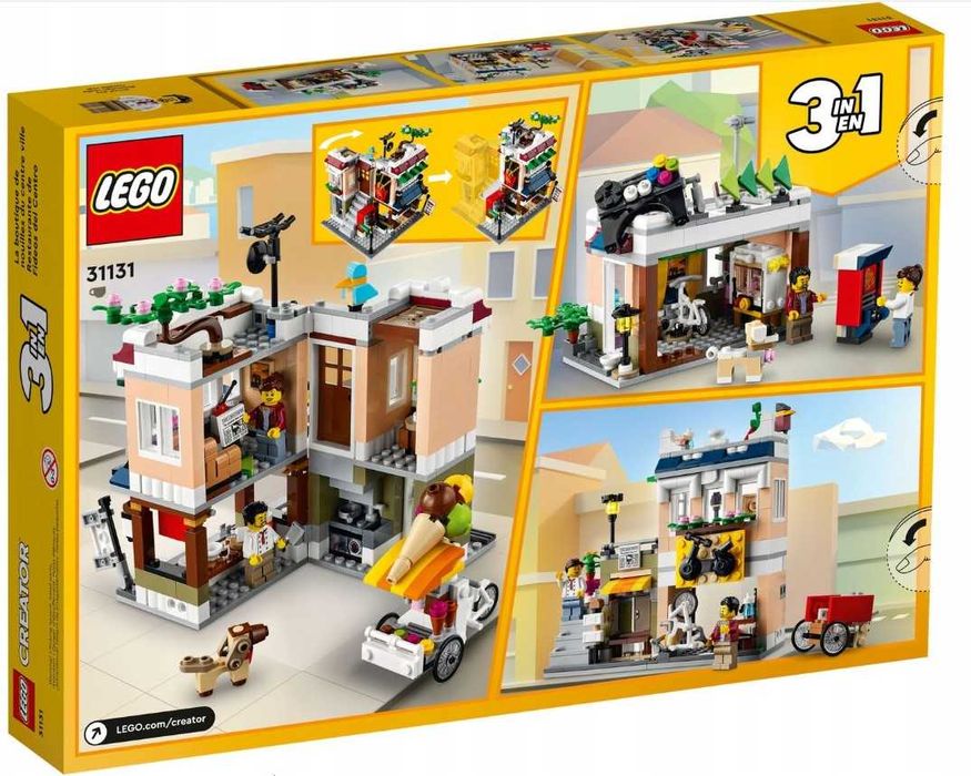 LEGO Creator 3w1 31131 Sklep z kluskami w śródmieściu NOWY - UNIKAT