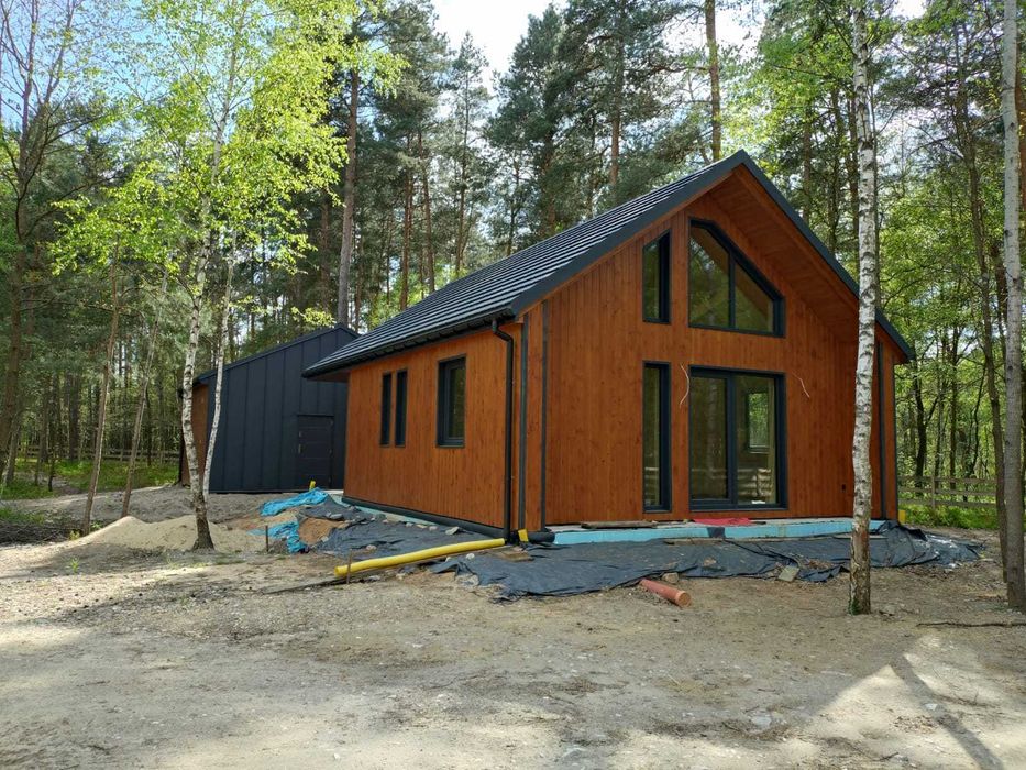 Koniecpol nowy dom 70m2 w lesie