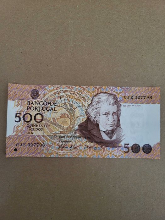 Nota Quinhentos Escudos - Mouzinho da Silveira - 13/02/1994