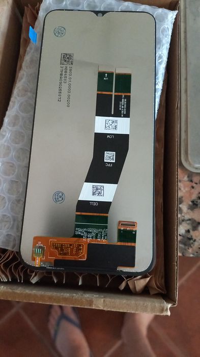 Duas telas de telemovel samsung  a14