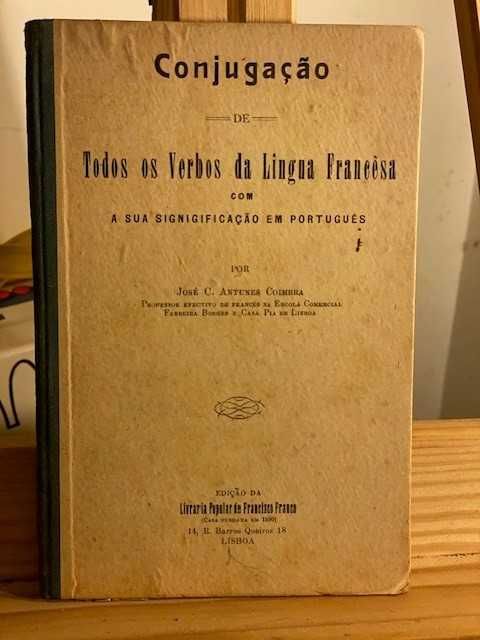 Livro Antigo - Todos Os Verbos Da Lingua Francesa