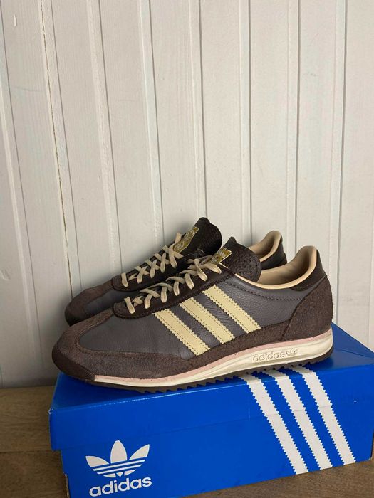 Używane buty Adidas SL 72 brązowe org skórzane 38