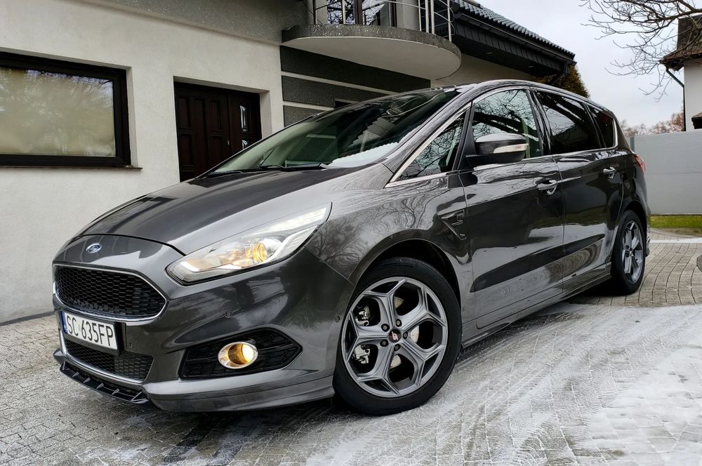 Ford S-Max ST LINE**180KM**SKÓRA**PDC360**NAVI**ALU**Śliczny