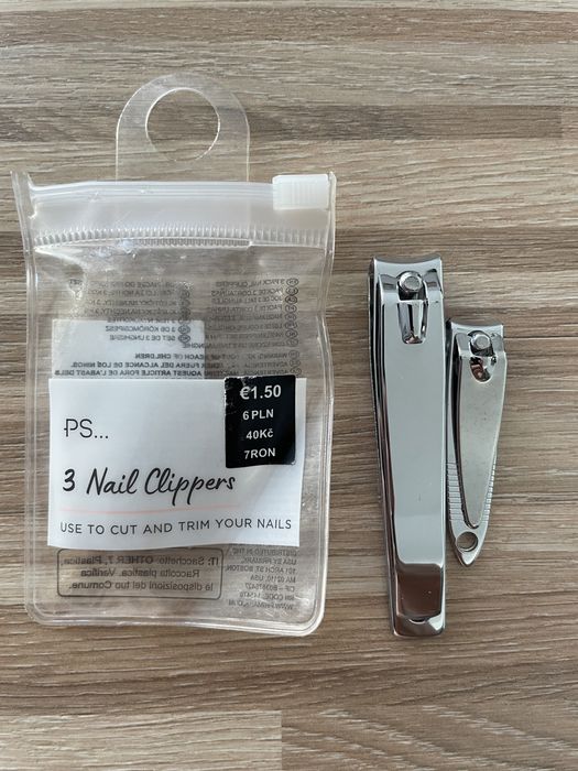Zestaw obcinaczek do paznokci – 2 sztuki, nowe