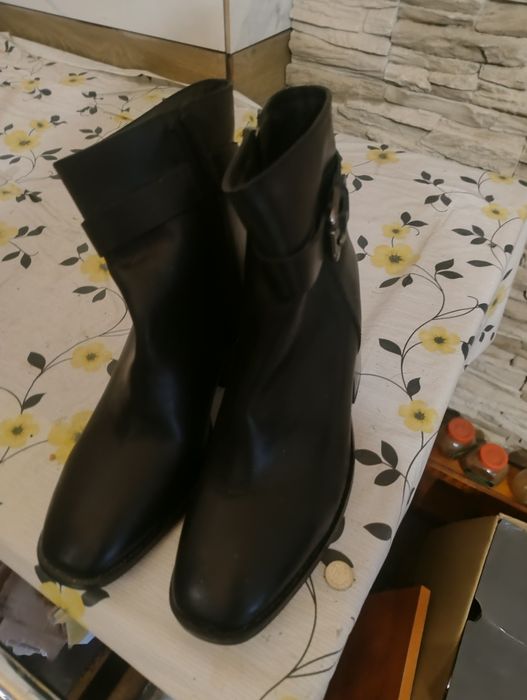 Botki damskie skórzane