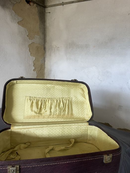 Mala vintage de Pele