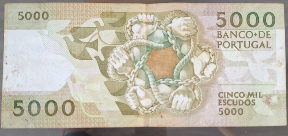 Nota 5000$ ch 2A - 5 contos 1989