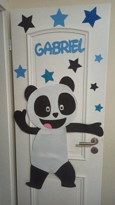 Canal panda painel festa adesivo