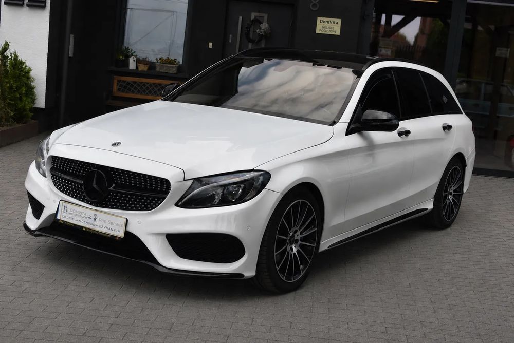Mercedes-Benz Klasa C Wyjątkowy • AMG Pakiet • Serwis + Zakup z Domu Plus!