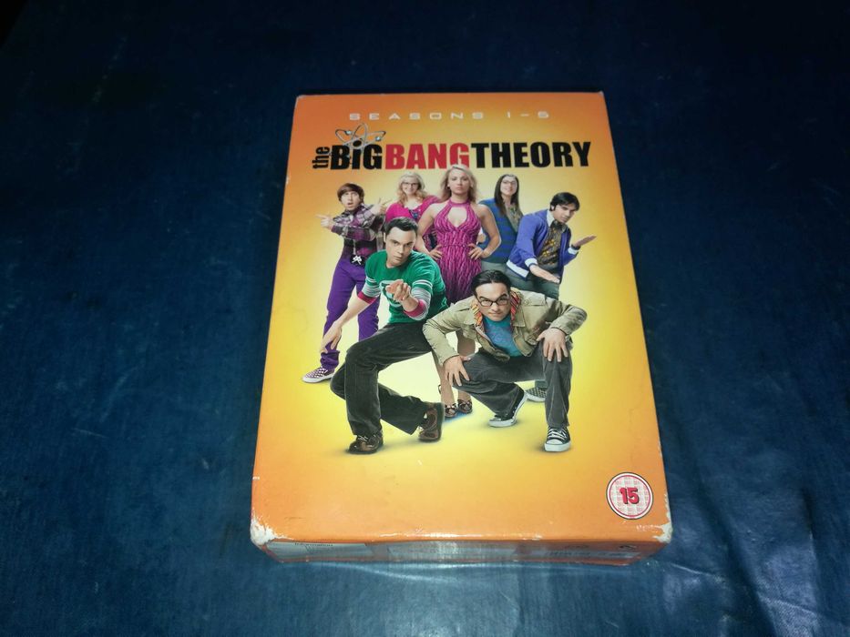THE BIG BANG THEORY - SEASON 1-2-3-4-5 DVD (LEGENDAGEM EM iNGLÊS)