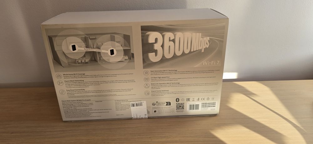 Xiaomi BE3600 Pro 3-Pack Mesh Wi-Fi 7 — комплект 3 роутери, майже нові