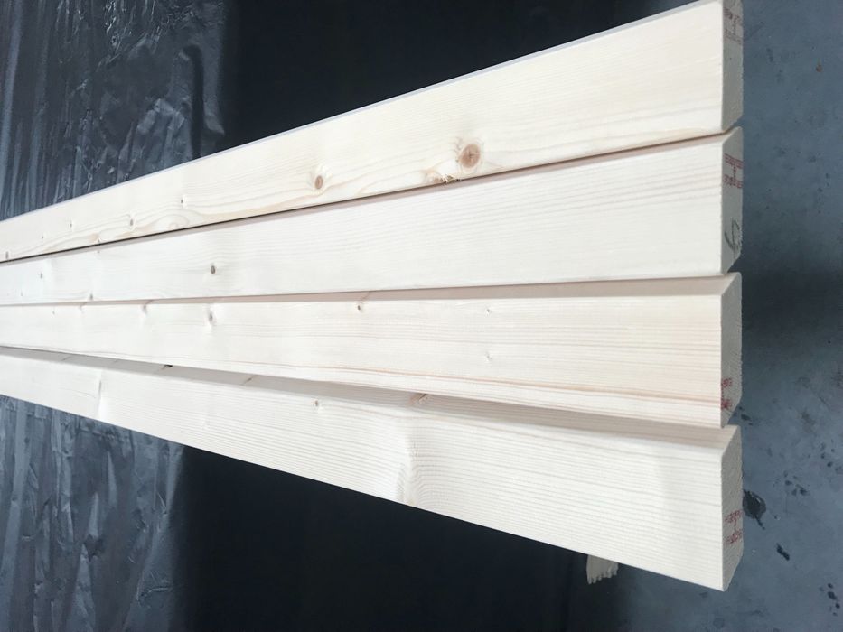 Deska elewacyjna, Romb pojedynczy, Świerk Syberyjski 24x68