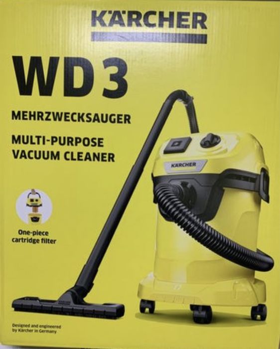 С Германии karcher wd3 p под инструмент с розеткой пылесос пилосмок
