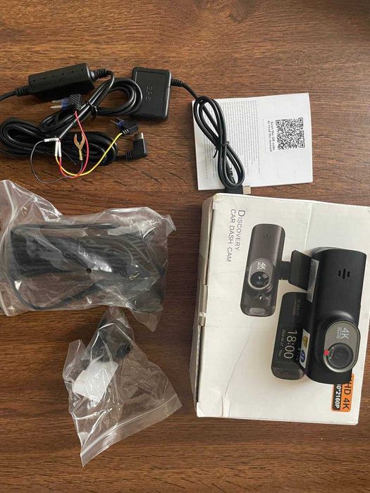 Відеореєстратор 4К на дві камери GPS