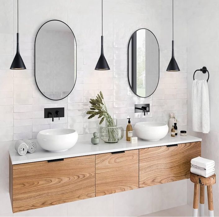 Nowoczesna Lampa Wisząca Metalowa Czarna Matowa