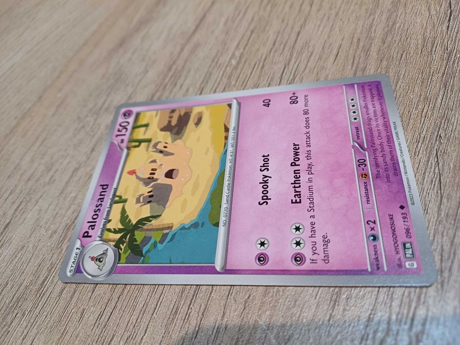Carta Pokémon Palossand #96