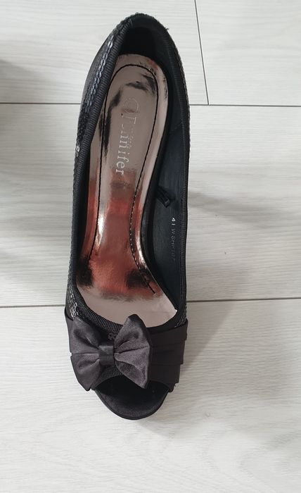 Czarne szpilki Jennifer rozm 41 SUPER stan na szerszą stopę