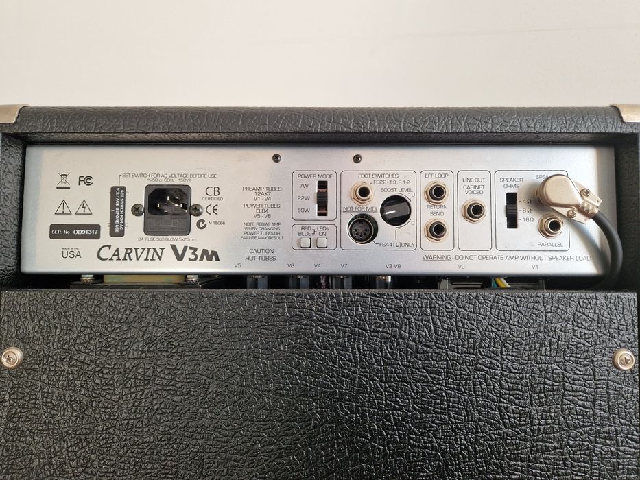 Carvin V3M 3-channel 50w guitar Combo