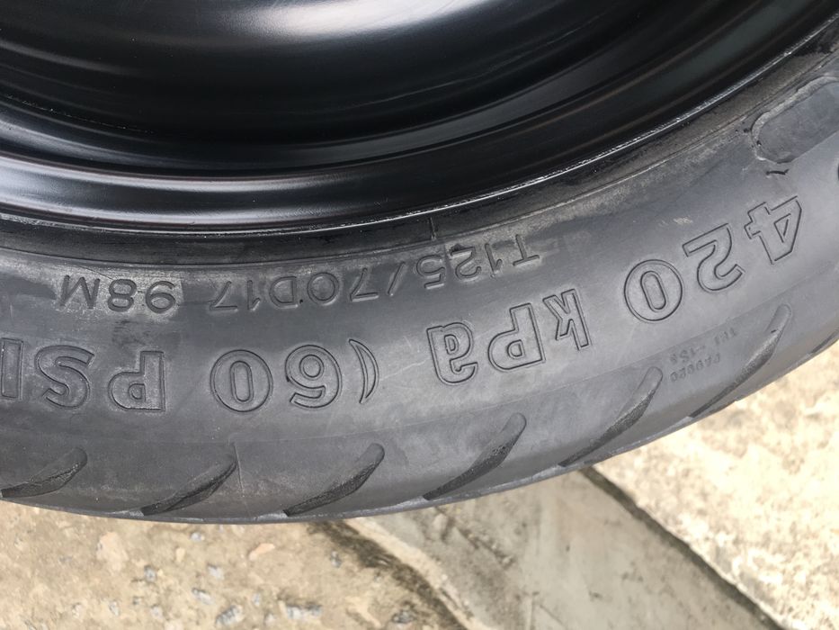 Докатка 5x114,3 125/70 R-17 Kia Niro